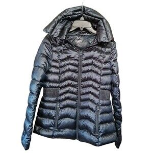ANA  Packable Premium Down Puffer Full Zip Jacket Smocked Size  Medium